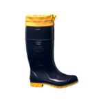 BOTA GALOCHA CALFOR AZUL/AMARELO