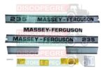 Jogo Decalque Faixa Adesico Massey Ferguson 235 3175564 - Imagem 2