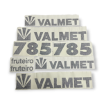 Jogo adesivo faixa decalque Valtra Valmet 785 83255100